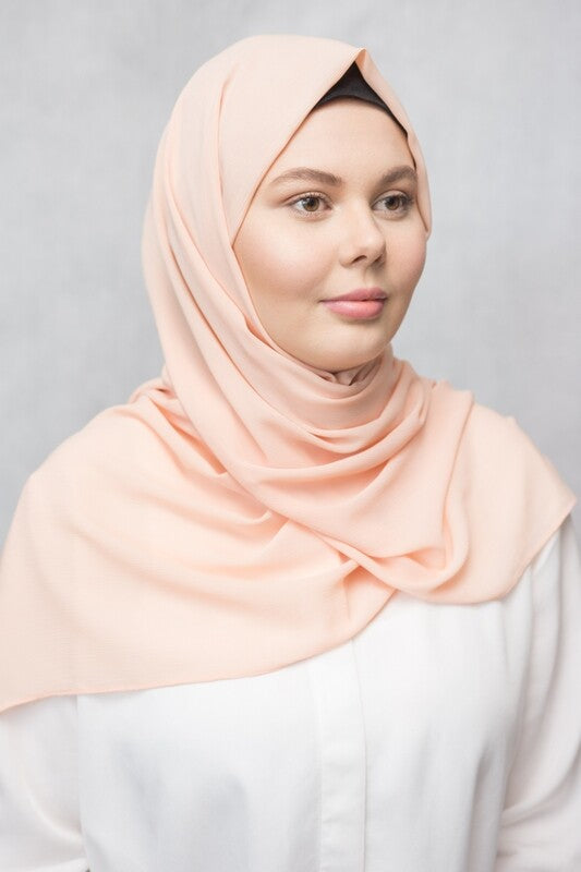 PEACH | Chusta Szyfonowa Crinkle