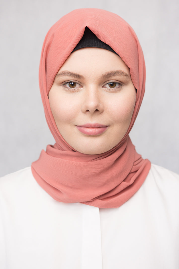 DESERT ROSE | Chusta Szyfonowa Crinkle