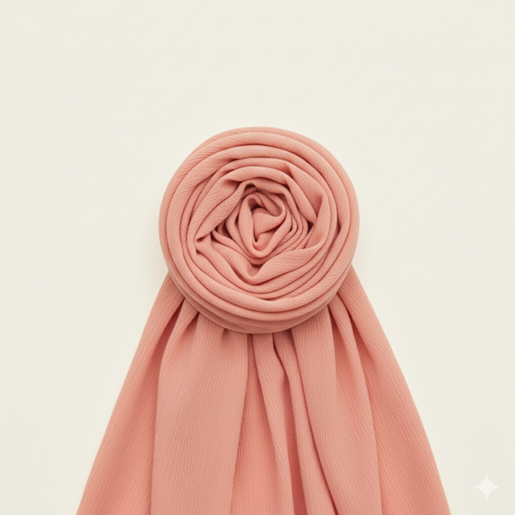 BLUSH | Chusta Szyfonowa Crinkle
