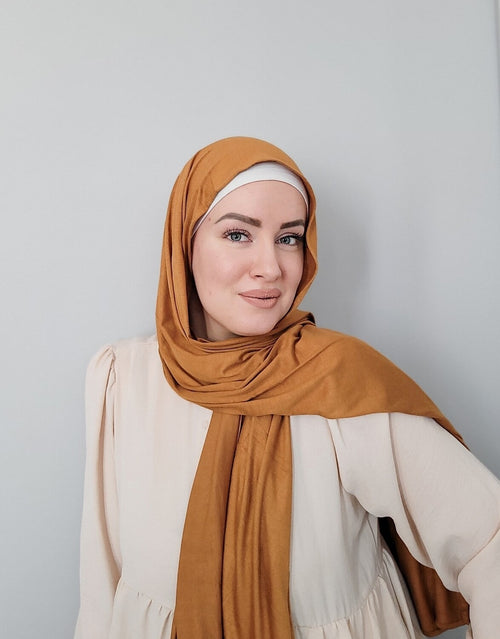 AUTUMN TAN | Chusta Jersey | Wiskoza