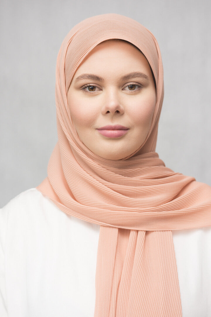 BISCUIT | Szyfonowa Chusta Plisowana