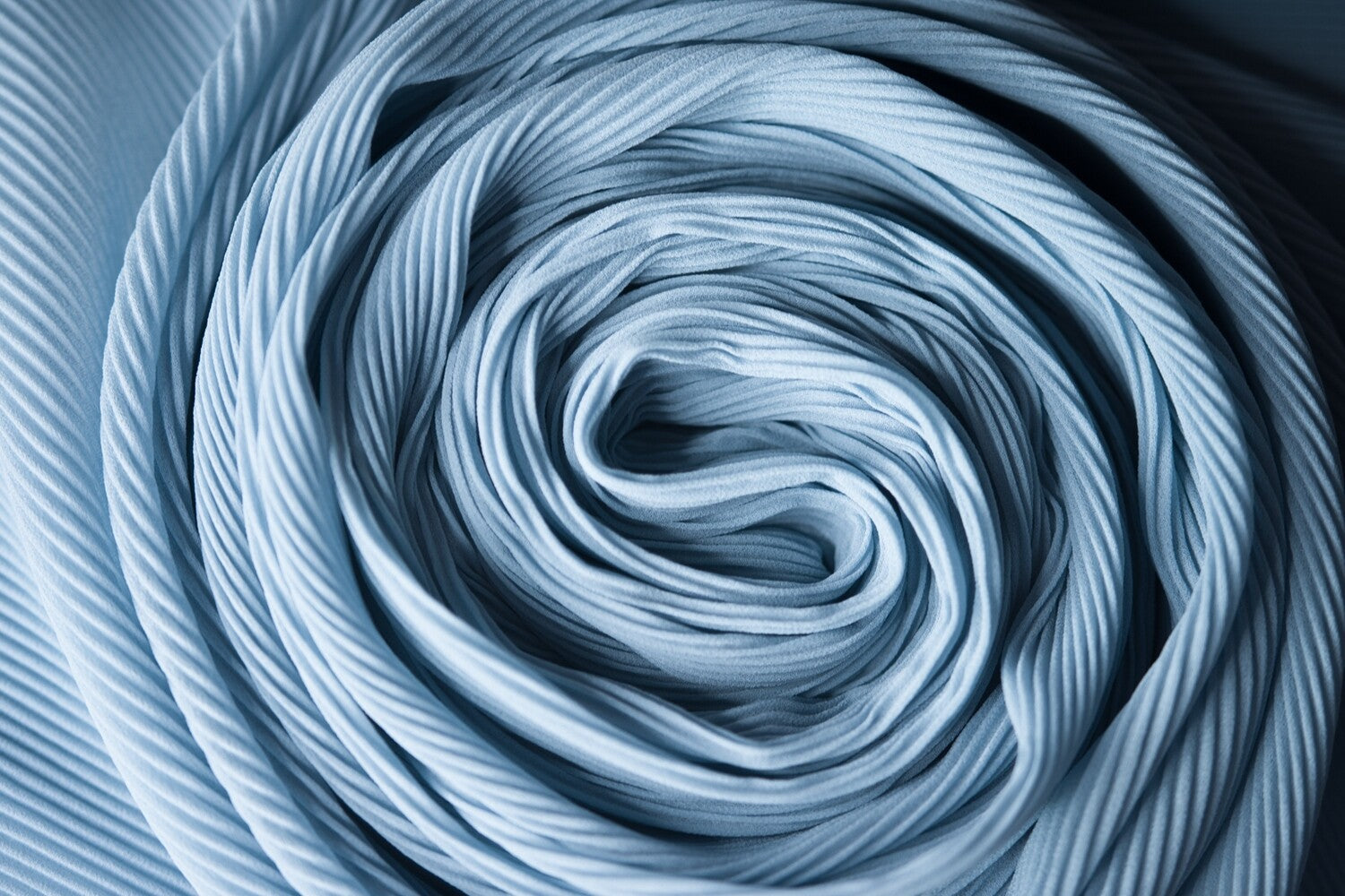 BLUE SKY | Szyfonowa Chusta Plisowana