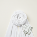 Chusta Hijab z pasującym czepkiem SATIN | Szyfon | CLOUD