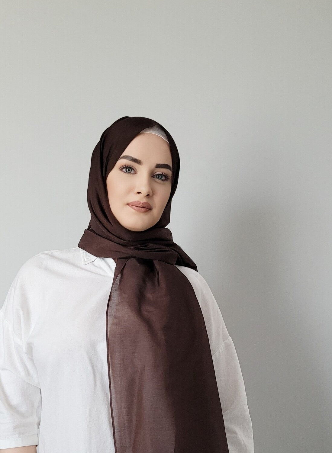 DARK CHOCOLATE | Cotton Silk | Chusta