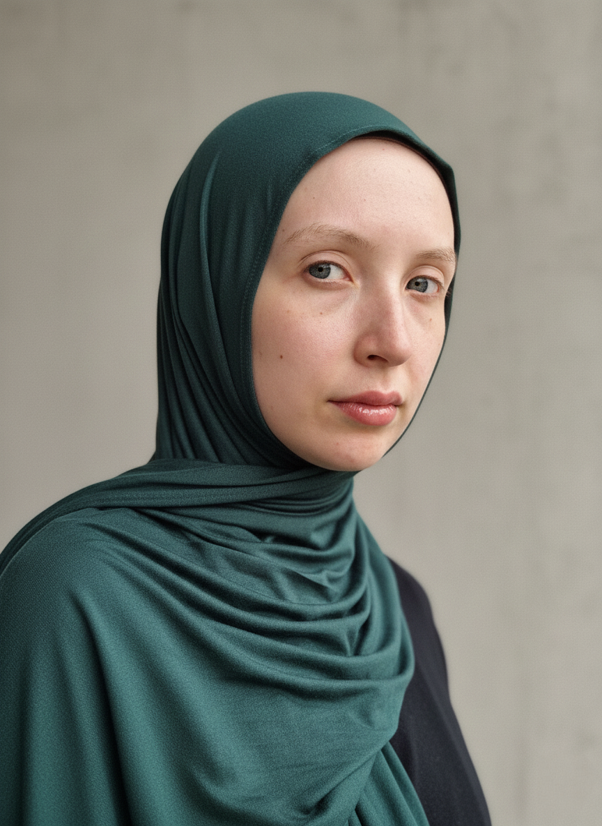 FOREST GREEN | Chusta Jersey | Wiskoza