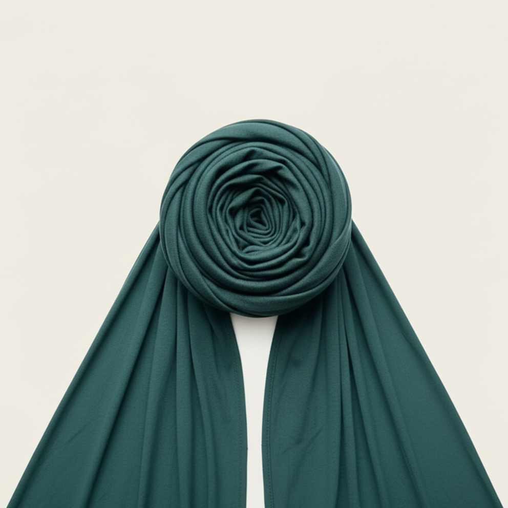 FOREST GREEN | Chusta Jersey | Wiskoza