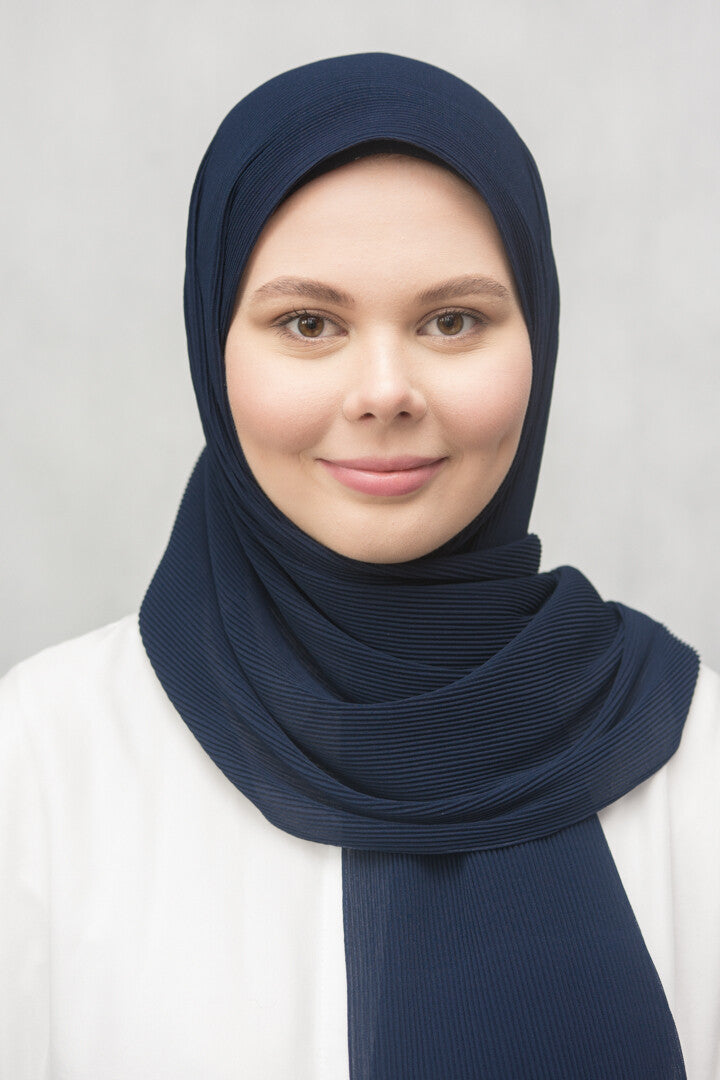 NIGHT SKY | Chusta Plisowana | Szyfon 110.00zł