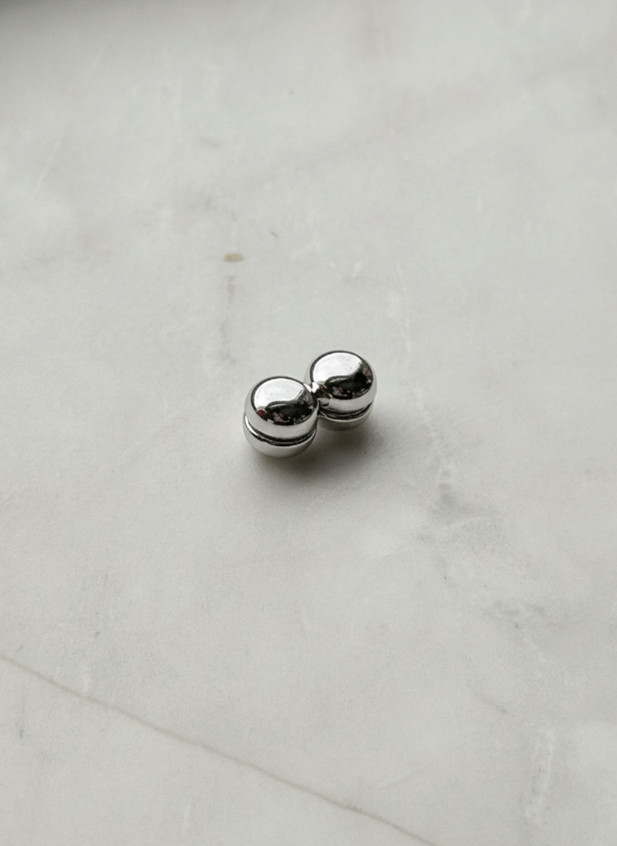 NO SNAG HIJAB MAGNETS | BŁYSZCZĄCY | SILVER MOON