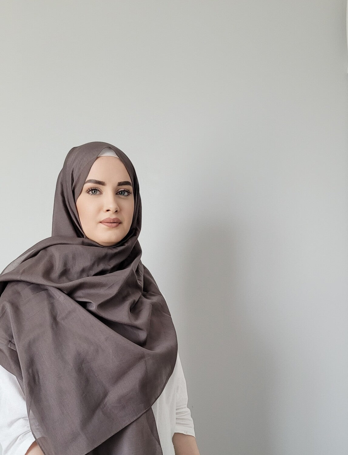 STEEL GREY | Cotton Silk | Chusta