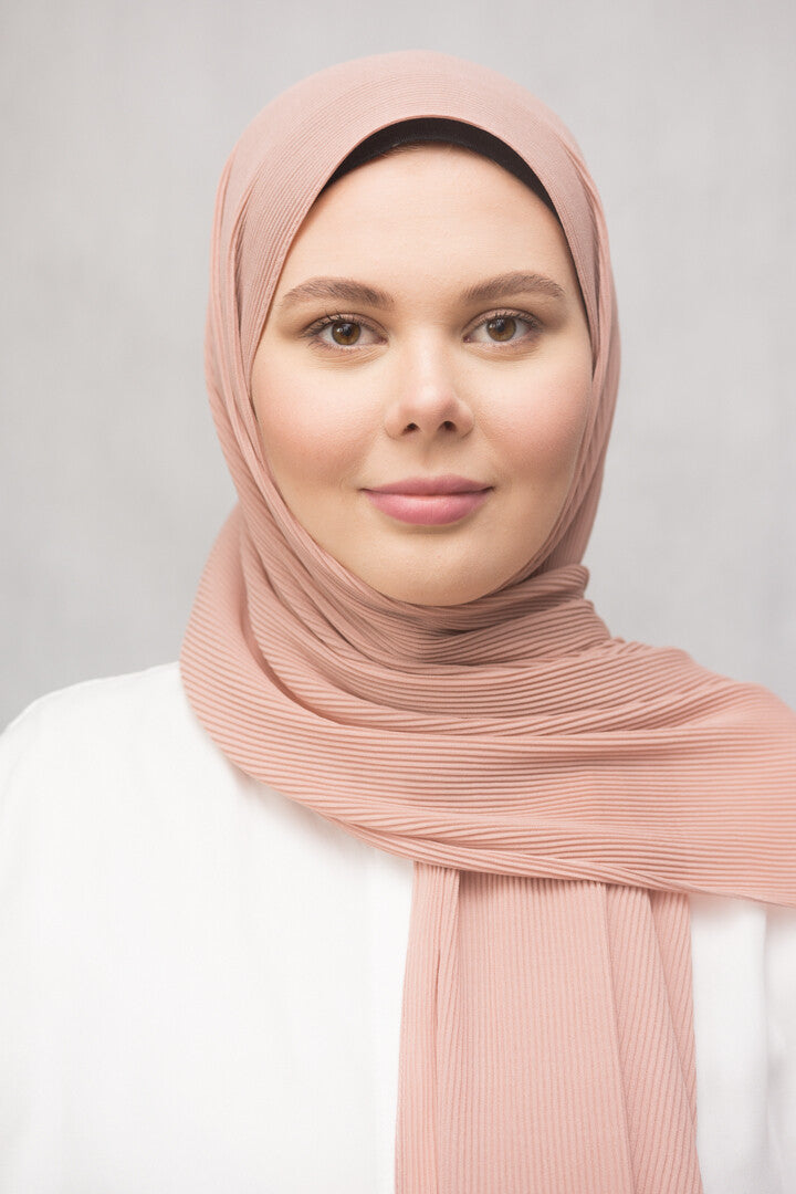 TOFFEE | Szyfonowa Chusta Plisowana