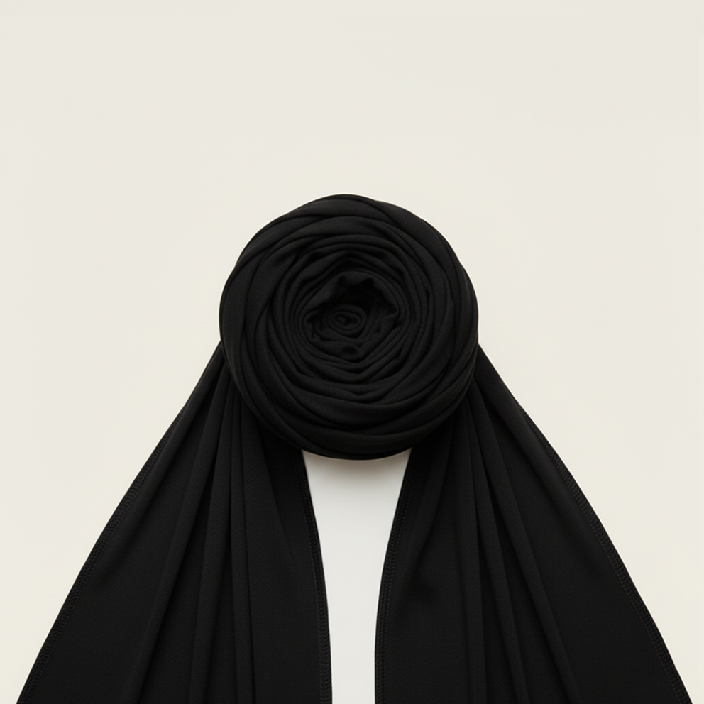 TRUE BLACK | Chusta Jersey | Bambus