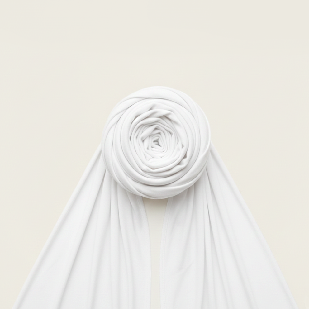 WHITE | Chusta Jersey | Wiskoza